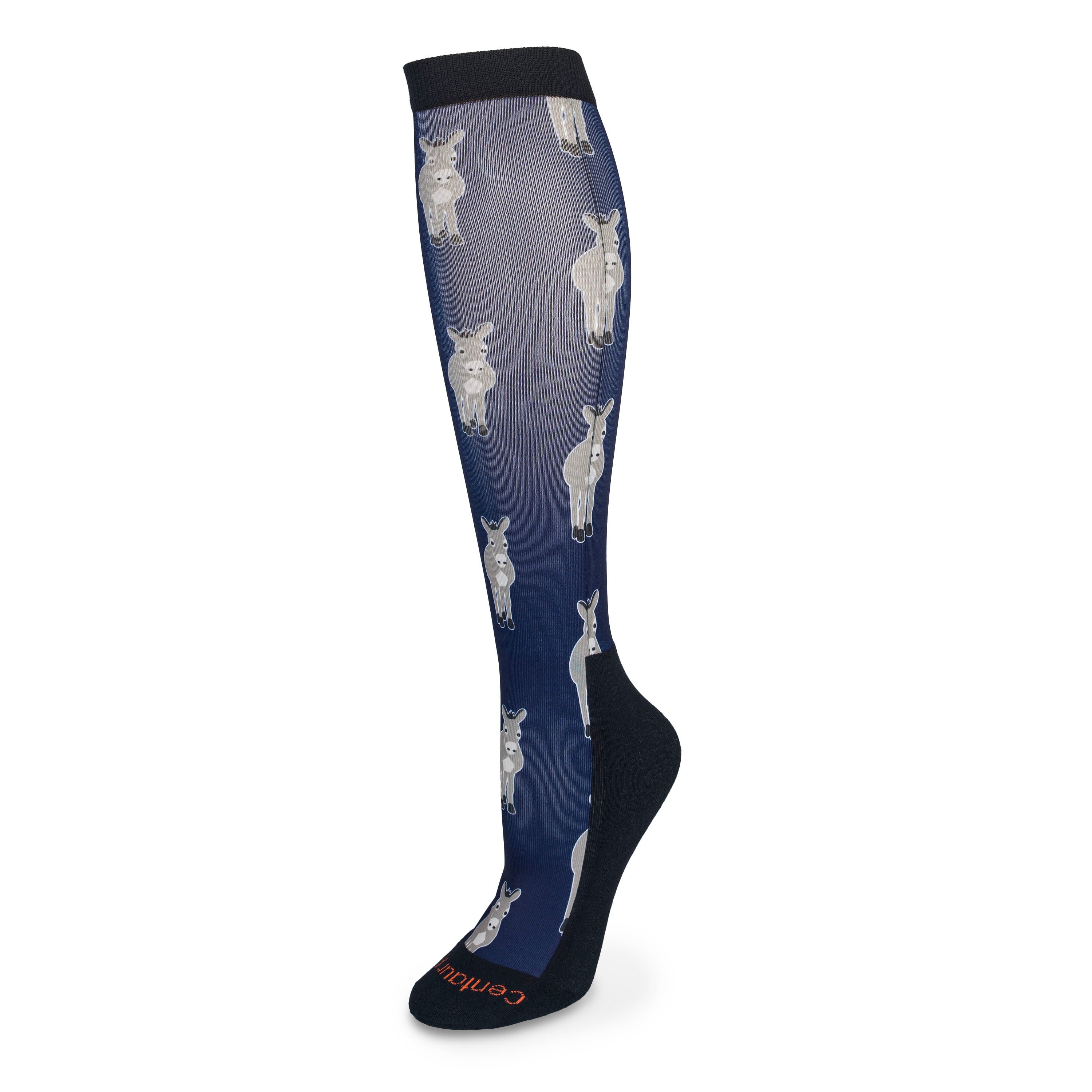Centaur Ranch® Adult Boot Sock - Donkeys