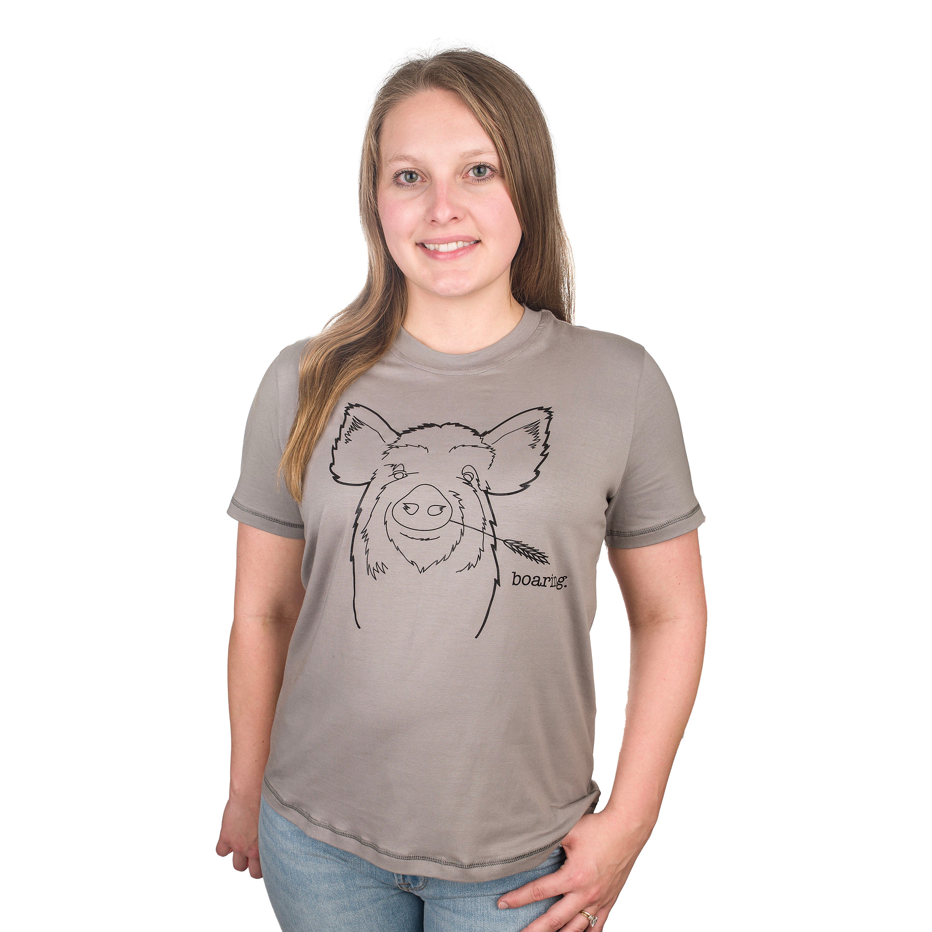 Centaur Ranch® Farm™ Ladies T-Shirt - Boaring